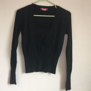 Miss Anne knitted sweater with straight neck